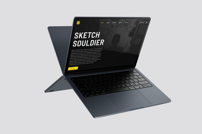 Sketch souldier portfolio project