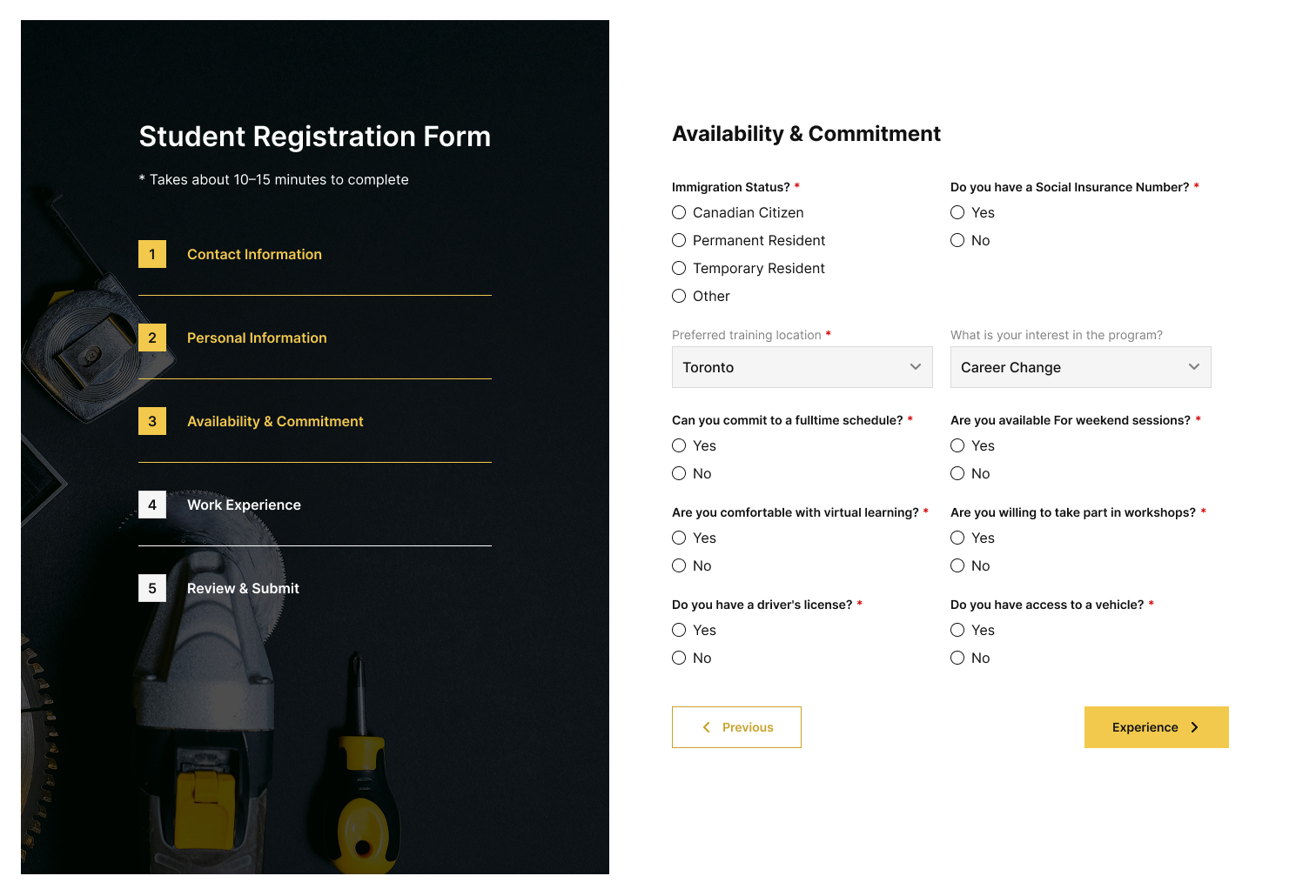 Availability and commitment