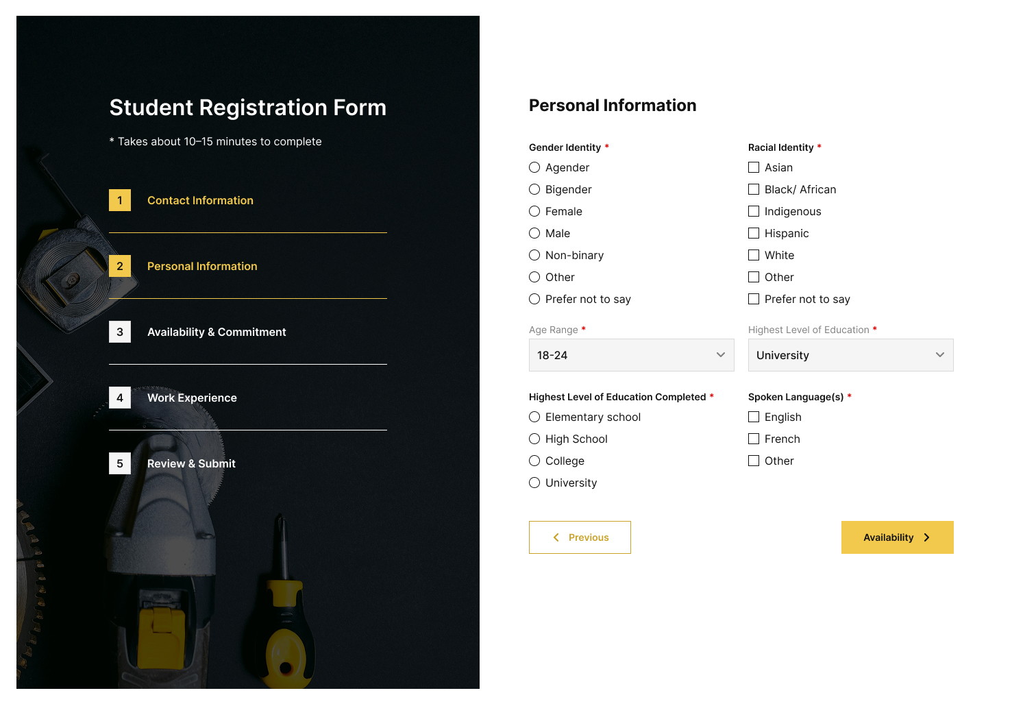 Personal Information